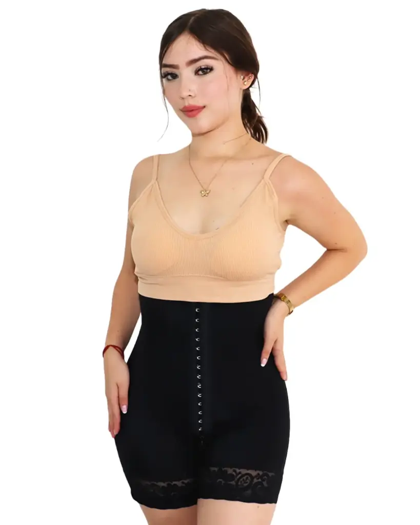 Faja strapless levanta cola alto sin tira