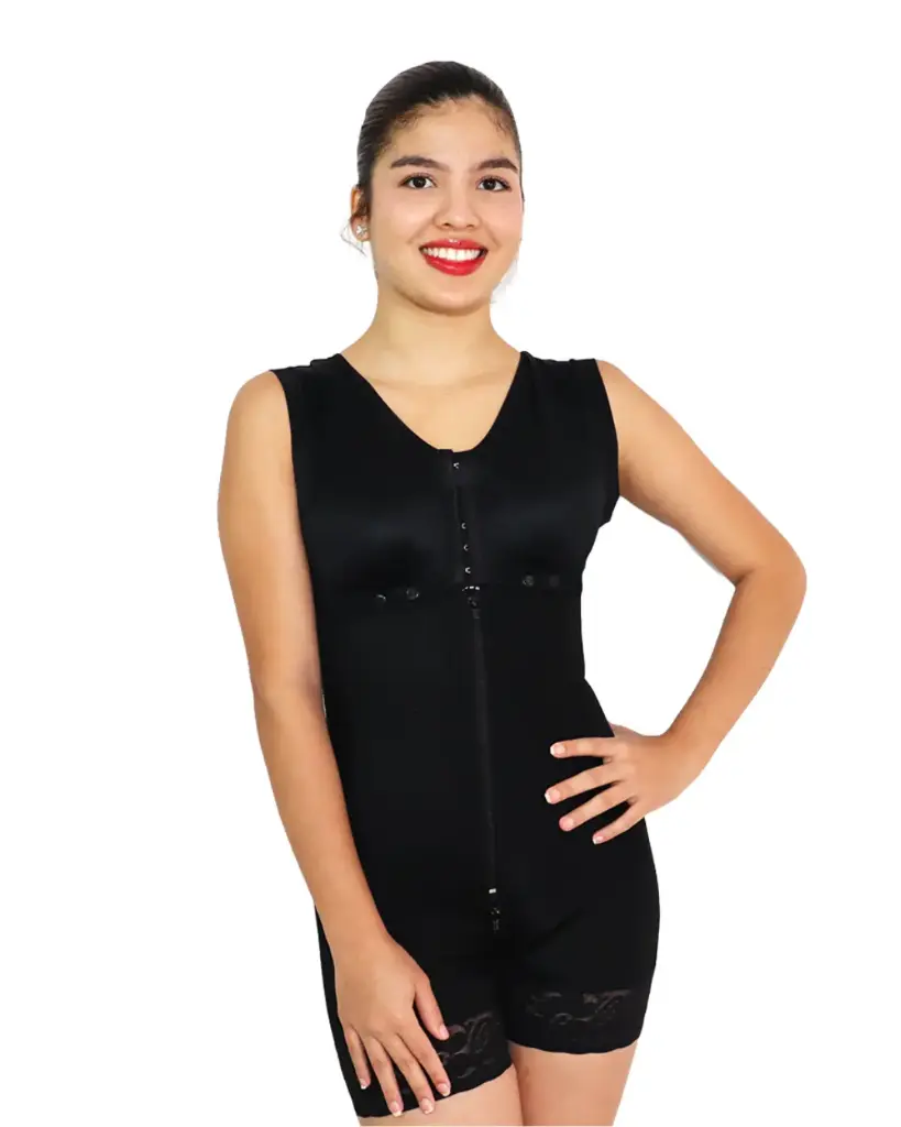 Faja con brasier manga corta